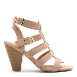BOGO♦️NWT Qupid Taupe Strappy Sandals